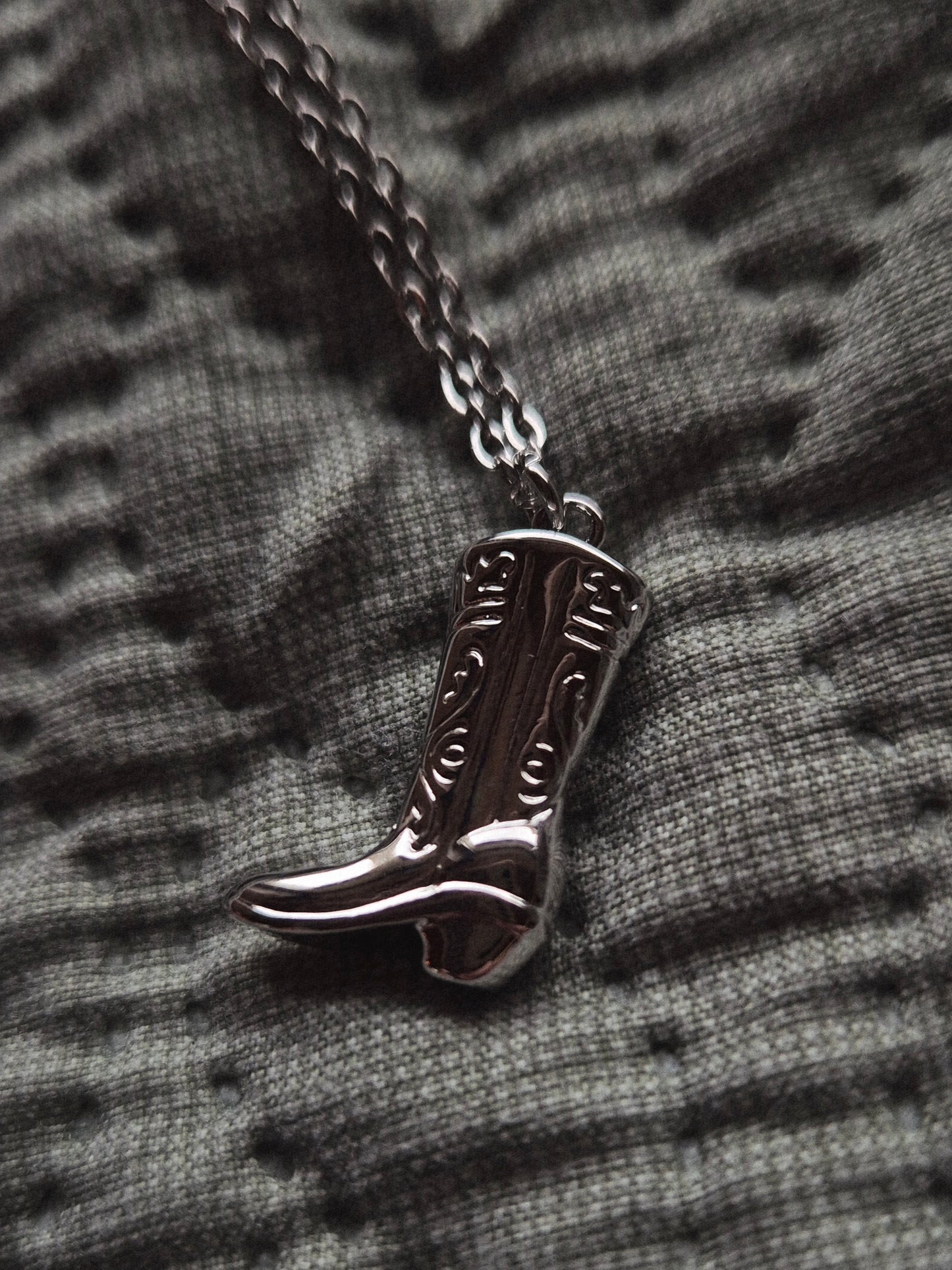 Cowboy Boot Necklace