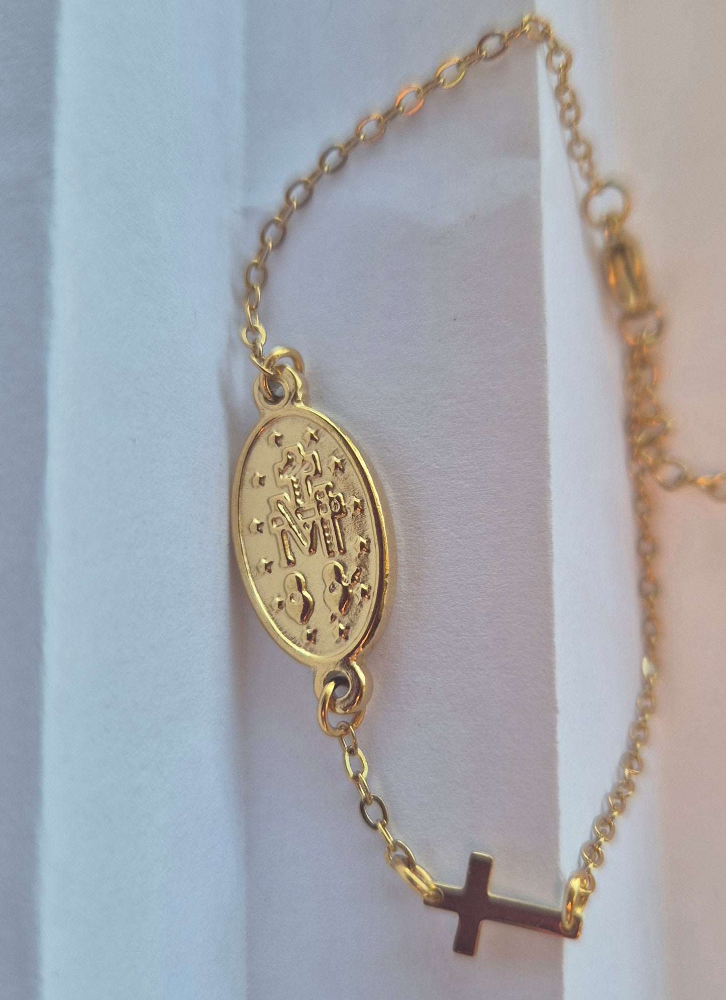 Miraculous medal bracelet