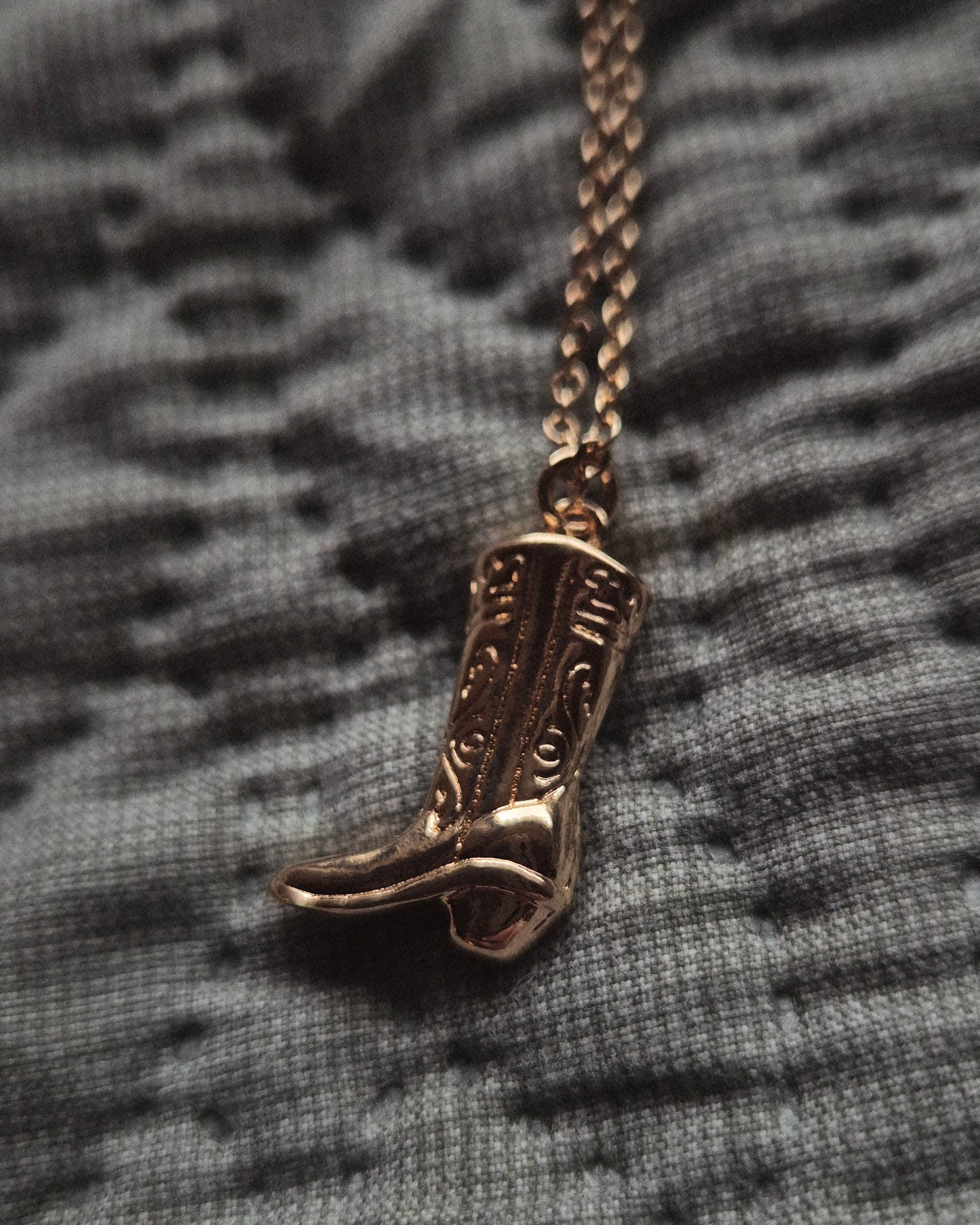 Cowboy Boot Necklace