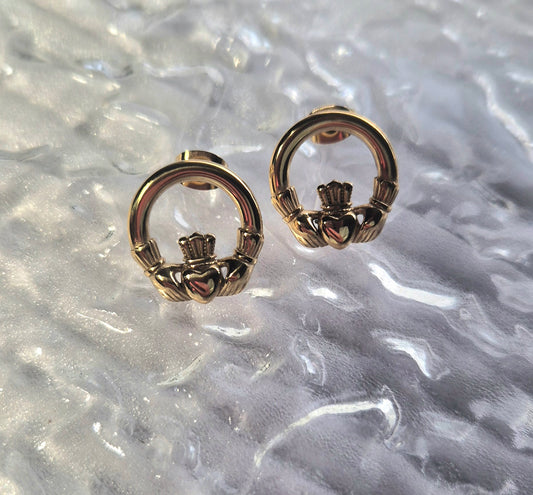 Claddagh Medium Studs