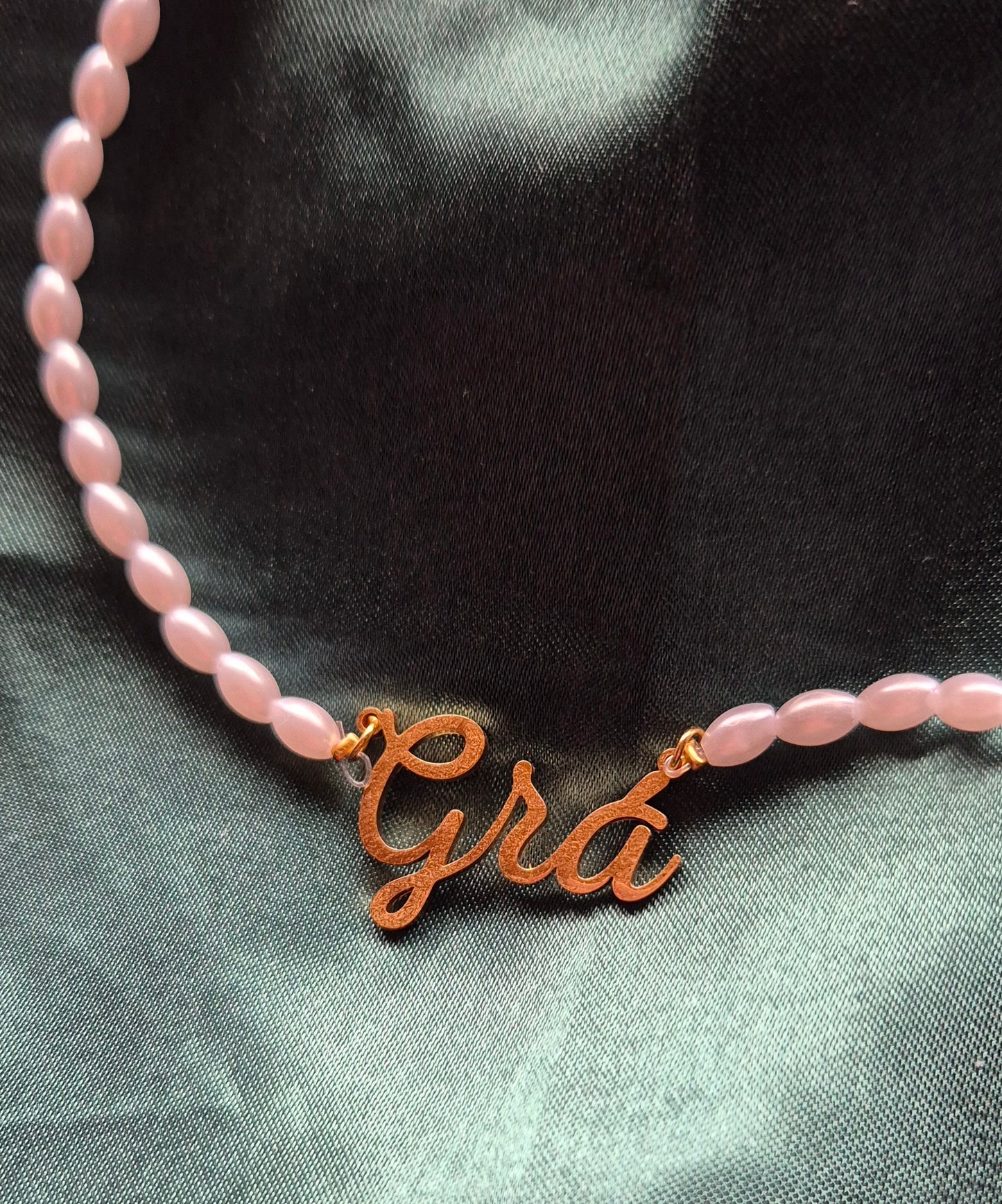 Grá imitation Pearl