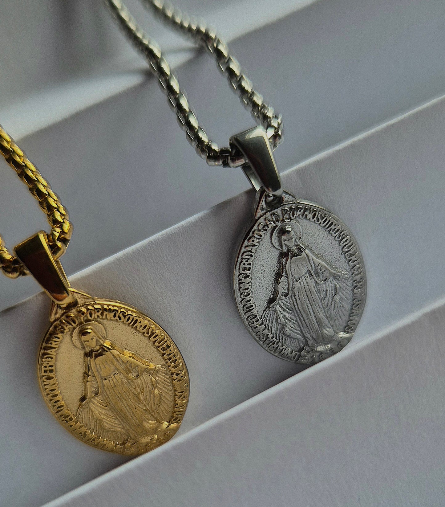 Miraculous Medal Pendant Necklace