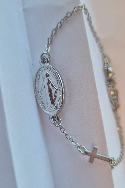 Miraculous medal bracelet