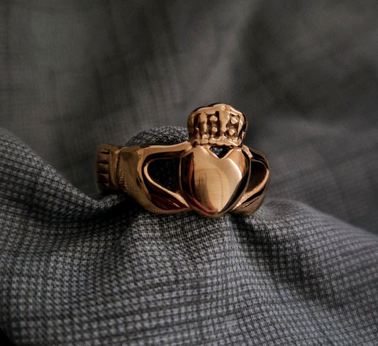Woven Claddagh Ring