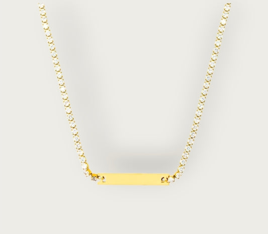 Ainm Zircon Tennis Necklace